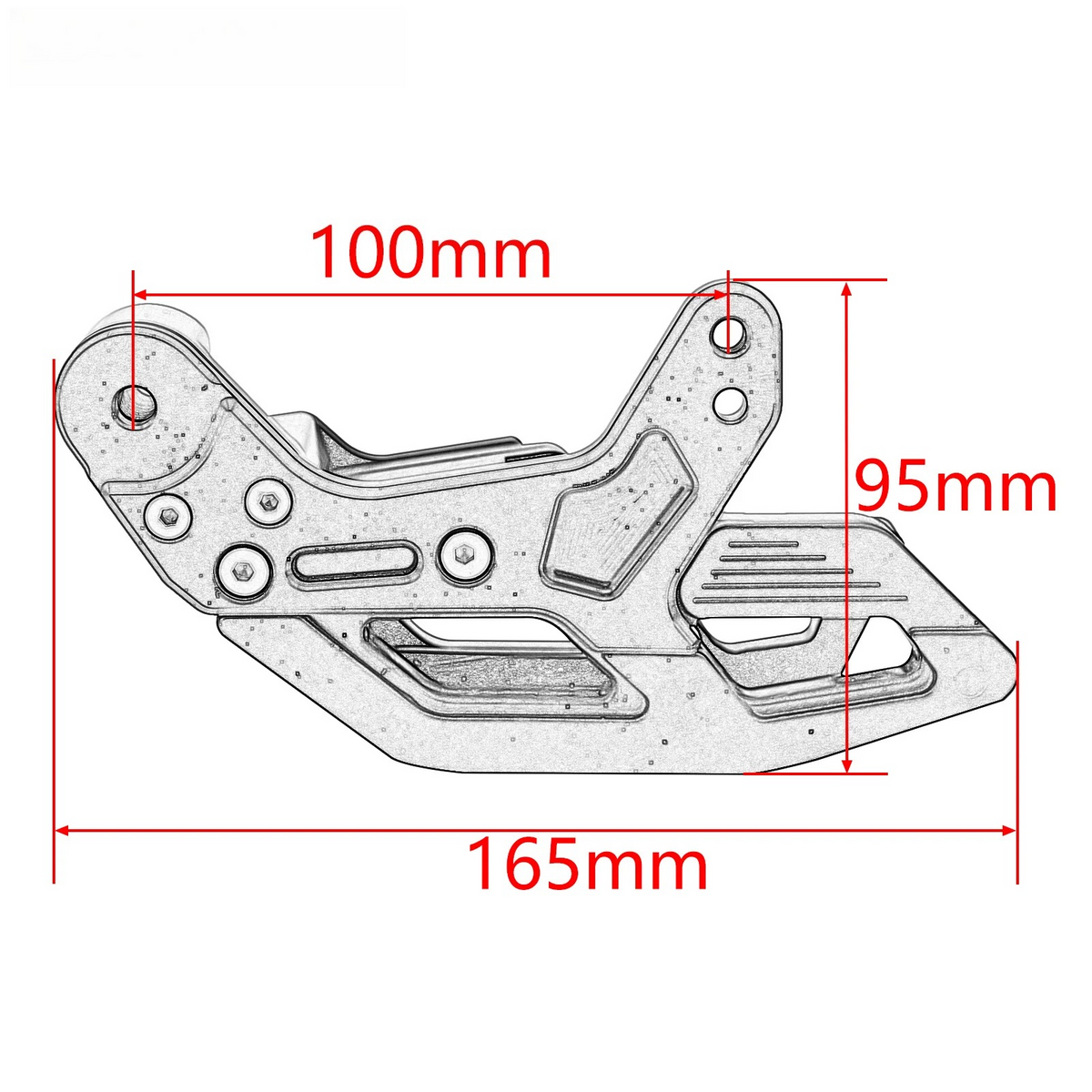 CNC Chain Guide Guard Protection For HUSQVARNA FS450 701 Enduro R  Supermoto