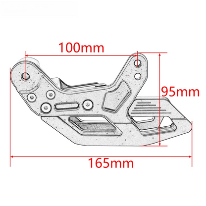 CNC Chain Guide Guard Protection For HUSQVARNA FS450 701 Enduro R  Supermoto