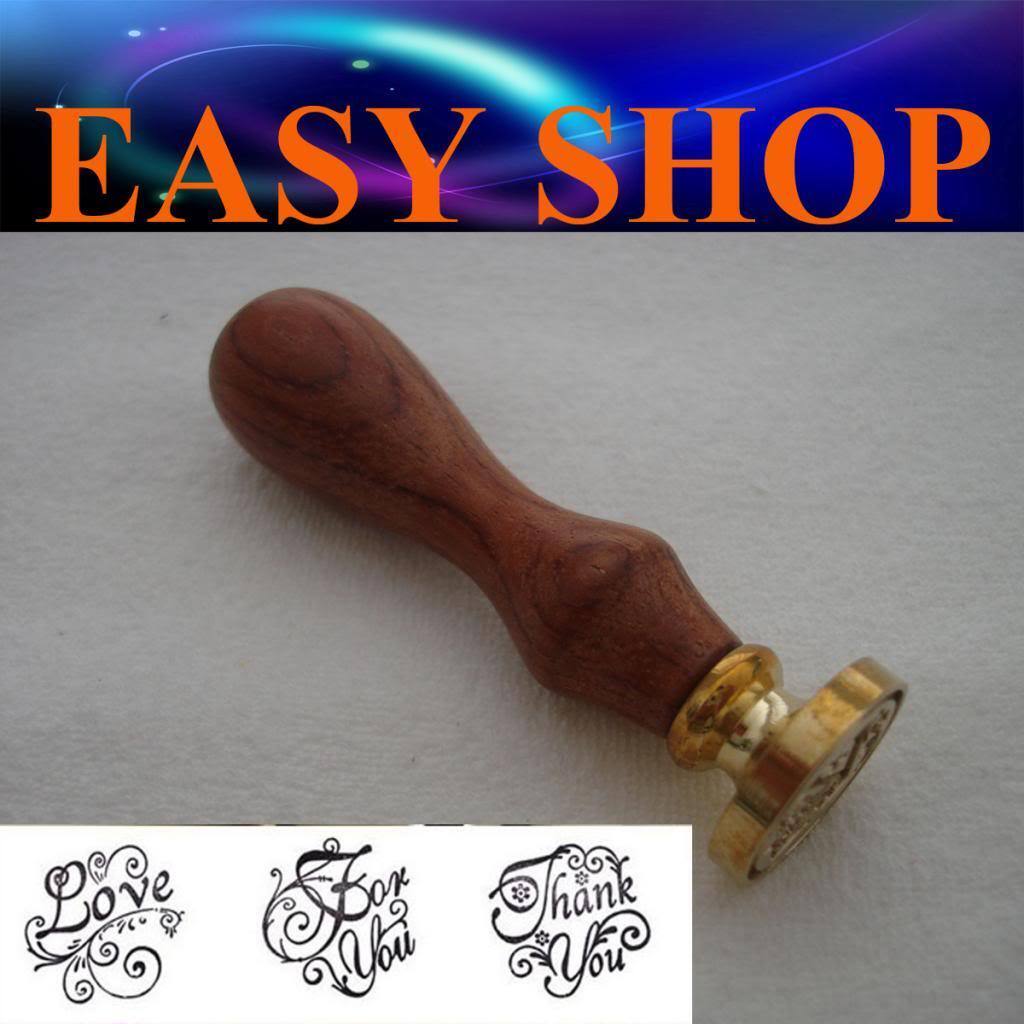 Sealing Wax Stamp Gift Thank For You Love DIY Envelope Invitation Craft Cards