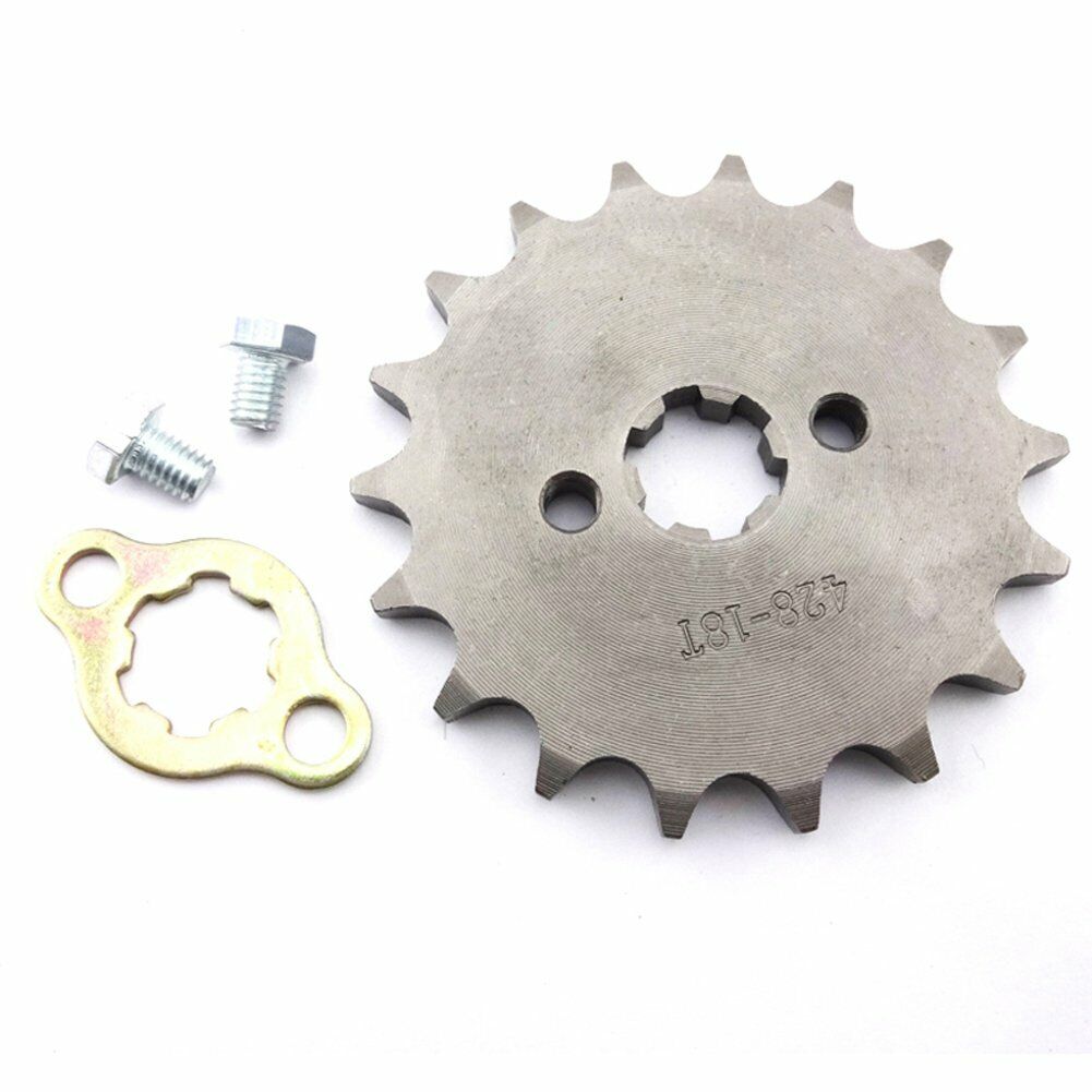 FRONT 428 CHAIN SPROCKET 18T Tooth 17mm 250/150/125/140cc ATV QUAD DIRT BIKE PIT