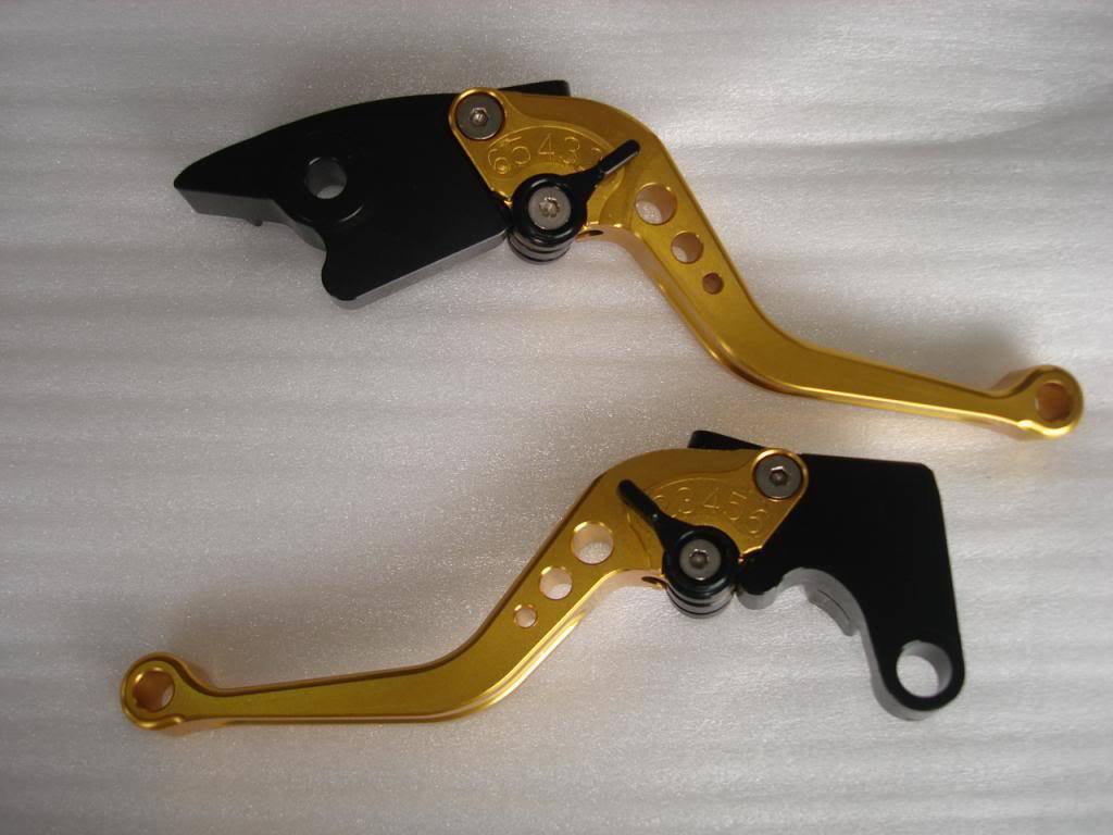 RED GOLD CNC HONDA BRAKE CLUTCH LEVER CBR600RR CBR954RR BIKE PIT PRO TRAIL DUNE