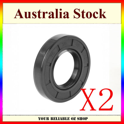 2 pcs 30mm x 55mm x 10mm Rubber Double Lip TC Oil Shaft Seal Yamaha Honda Suzuki