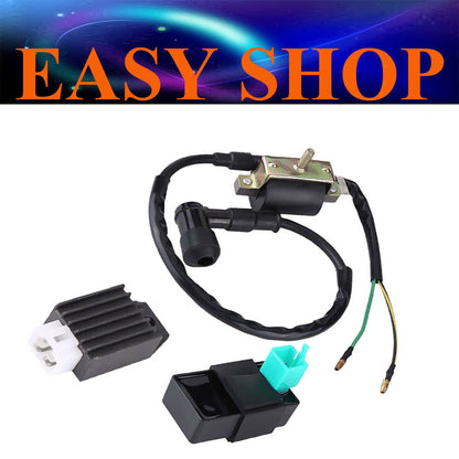 IGNITION COIL CDI REGULATOR Rectifier 50cc 90cc 110cc 125cc ATV QUAD BUGGY BIKE