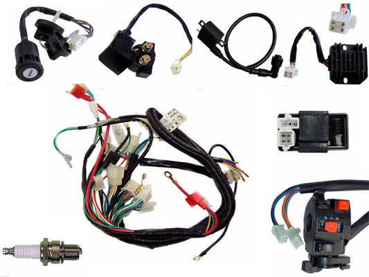 Start Switch Key Solenoid Coil Regulator CDI 150cc 250cc 300cc Atomik Foxico DHZ