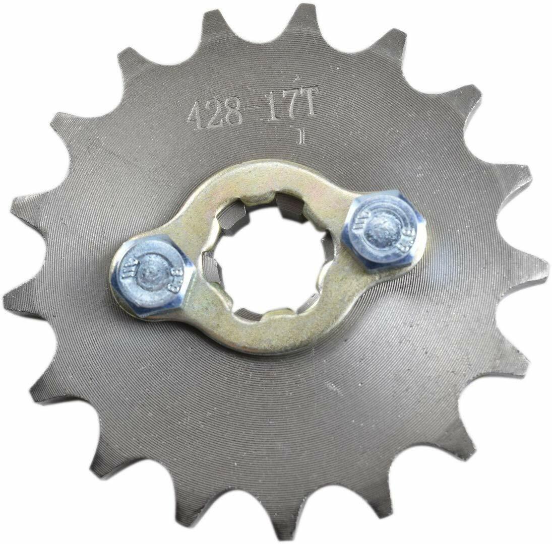 FRONT CHAIN SPROCKET COG 428 17 TEETH 125cc 150cc 250cc Taotao Kymco Apollo