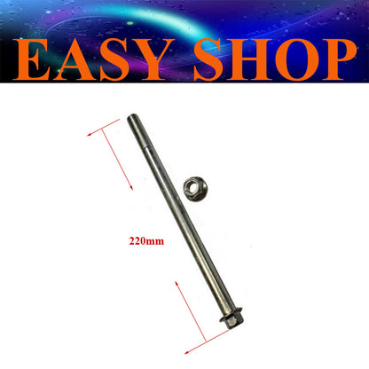 12mm 220mm Swing arm Bolt Wheel Rim Axle 50cc 70cc 90cc Pit Dirt ATV Quad Bike