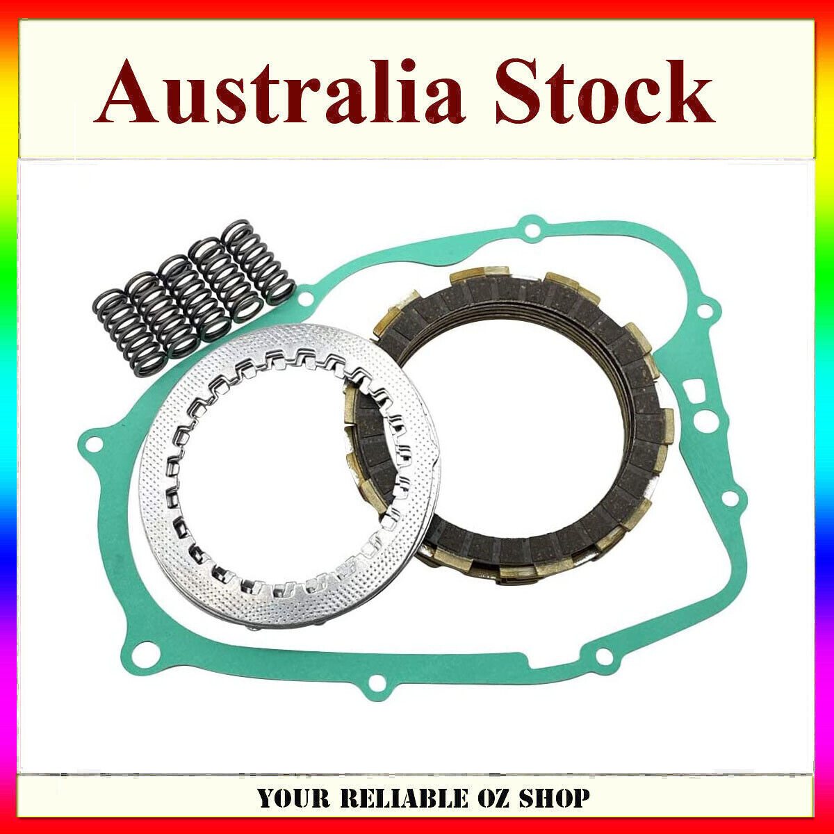 Heavy Duty Clutch Springs Friction Plates Kit for Yamaha Blaster 200 YFS200