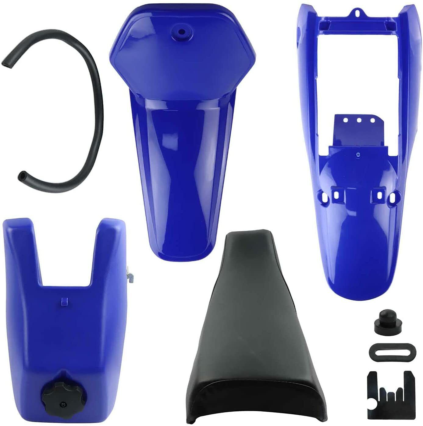 BLUE Plastics Cover Fender Fairing Seat Fuel Tank For Yamaha PEEWEE 80 PW80 PY80