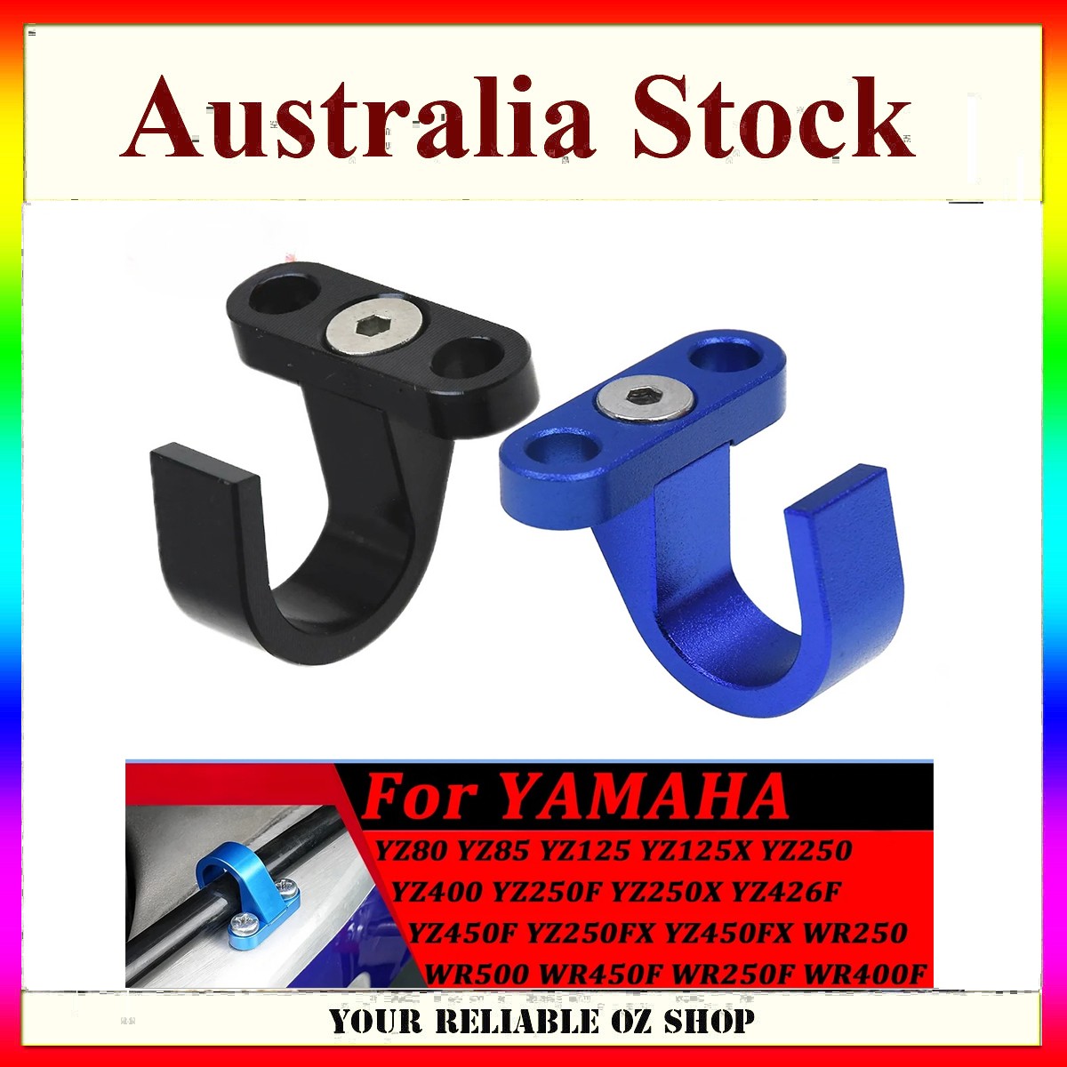 CNC Brake Line Hose Cable Clamp Holder For Yamaha YZ250FX YZ450FX TTR250 WR250
