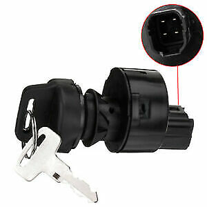 4 Pin Motorcycle Ignition Key Switch w/ 2 Keys for Yamaha Rhino 450 660 700