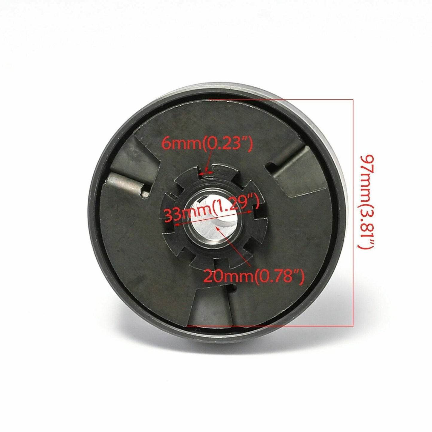 20mm Centrifugal Dry Clutch 10T Tooth 420 Pitch Go Karts Drift Trike Buggy Bike