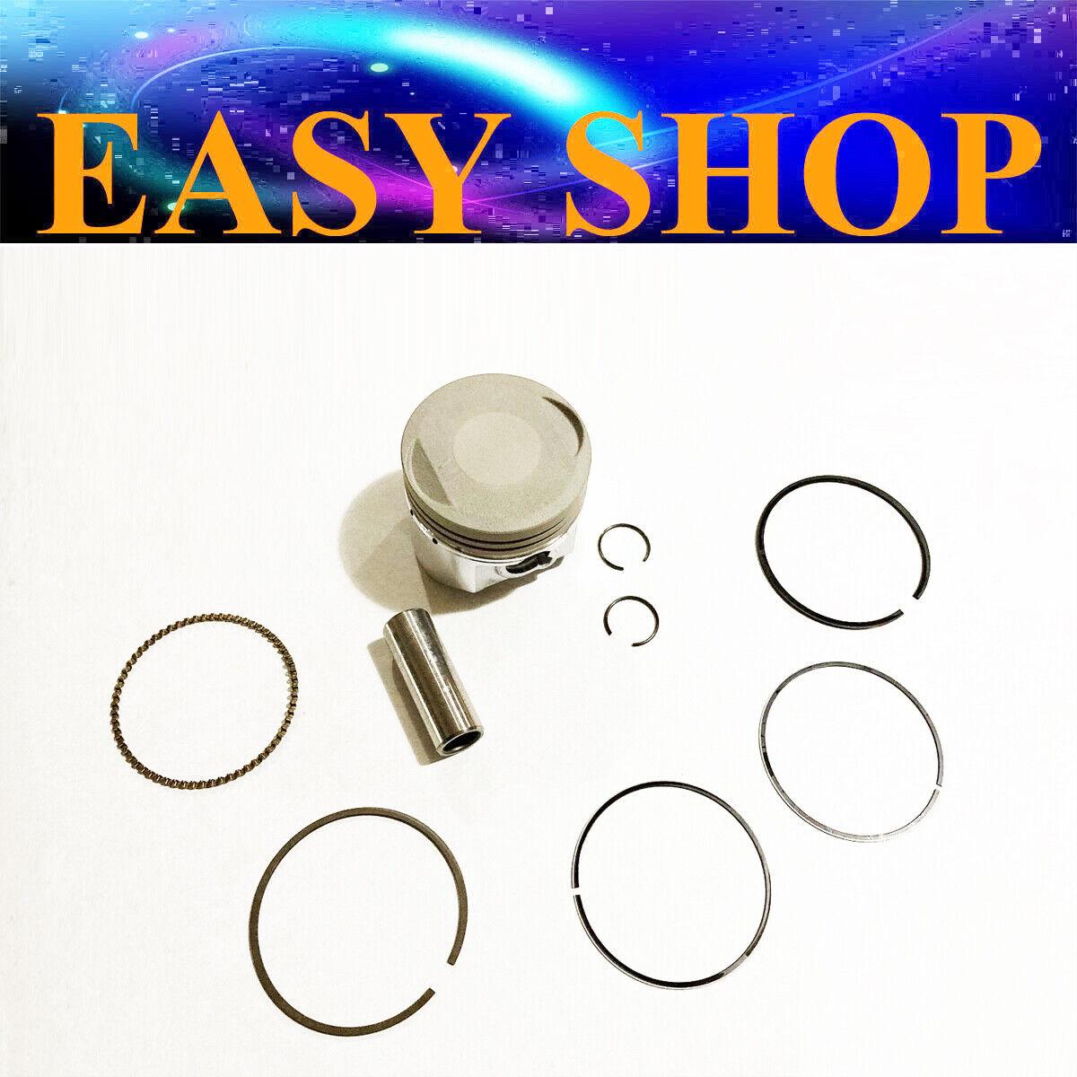 Piston Rings Kit 55mm Bore For 140cc Oil Cooled Lifan Atv Quad Buggy Dune Bike