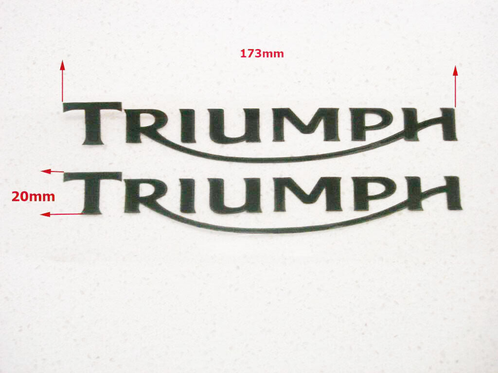 Triumph Sticker Decal Badge Emblem Logo Bike ATV Quad Motorcycle Dirt Fuel Tank