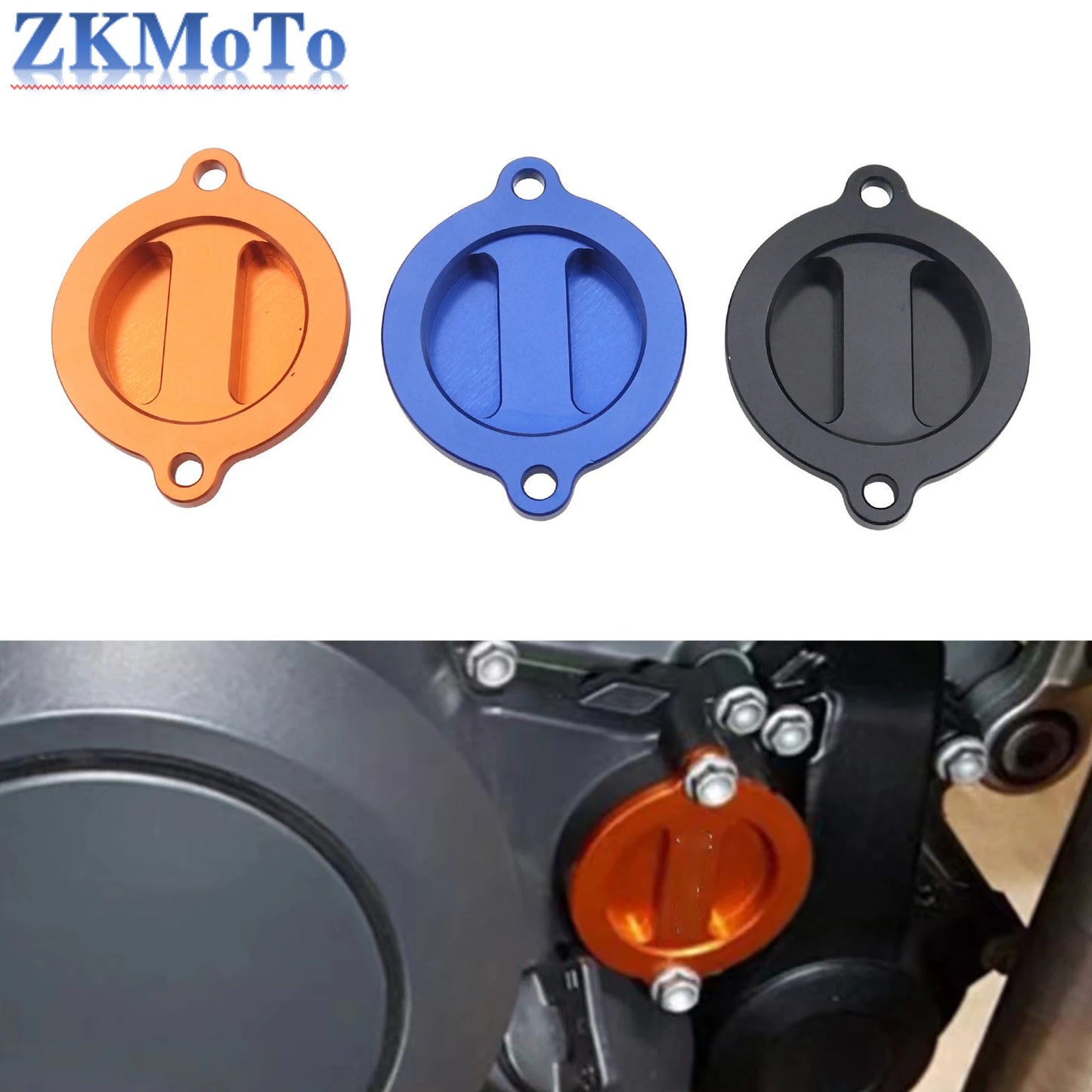 Engine Oil Filter Cover Cap For KTM EXC 450 500 SXF 690 990 1050 1190 1290 SMC