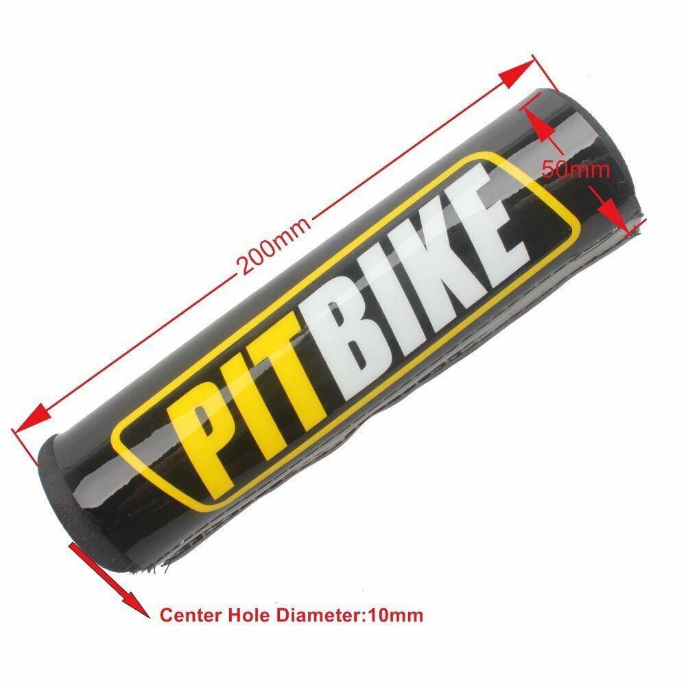 BLACK PITBIKE HANDLEBAR PAD HANDLE BAR FOAM PROTECTOR COVER FOR ATV PIT PRO BIKE