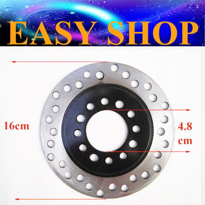 160mm Rear Brake Caliper Disc Disk Rotor 110cc 125cc Quad Dirt Bike ATV Buggy