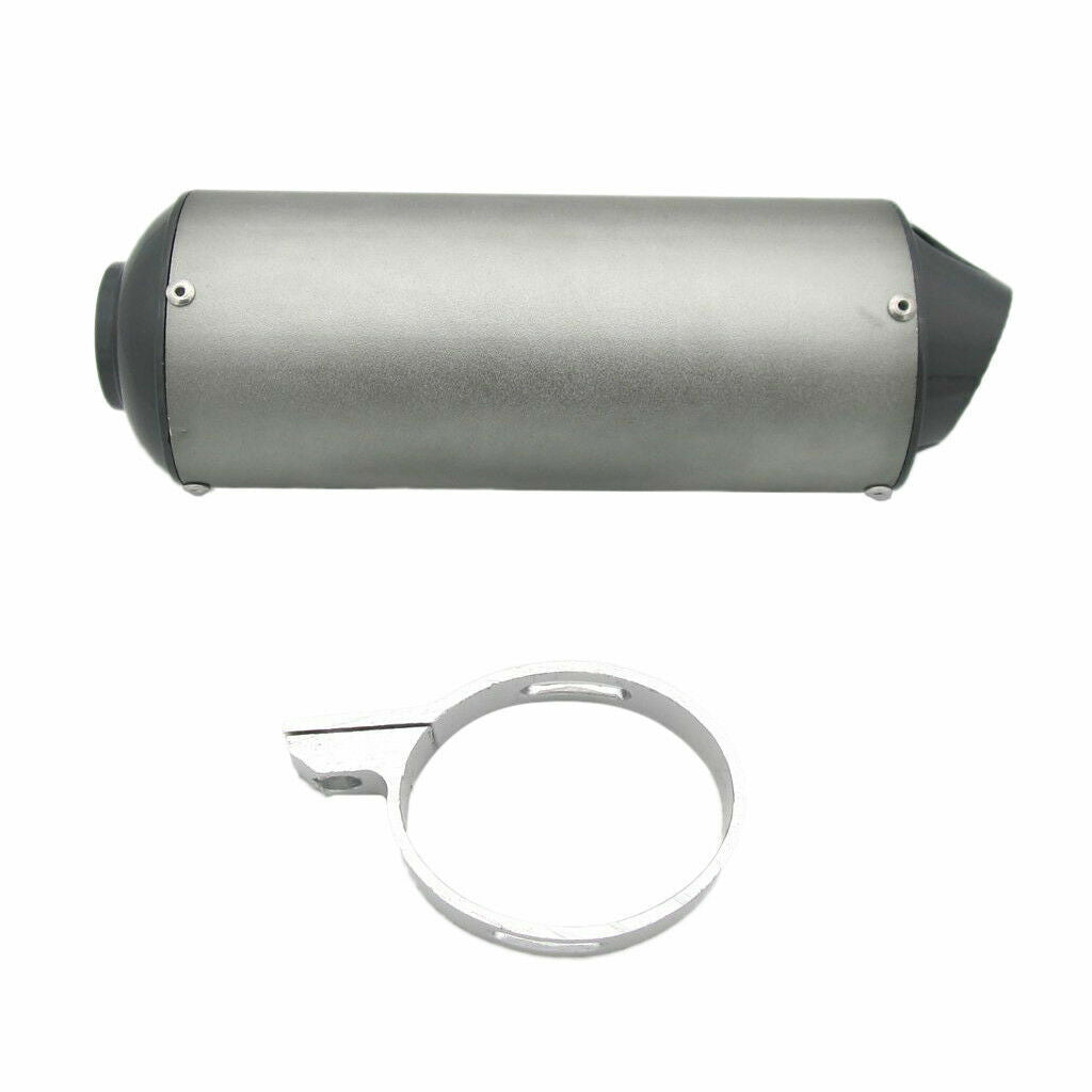 BLACK EXHAUST MUFFLER CRF 50 70 BBR KLX DHZ 50 90 110 125 CC DIRT PIT BIKE 28MM