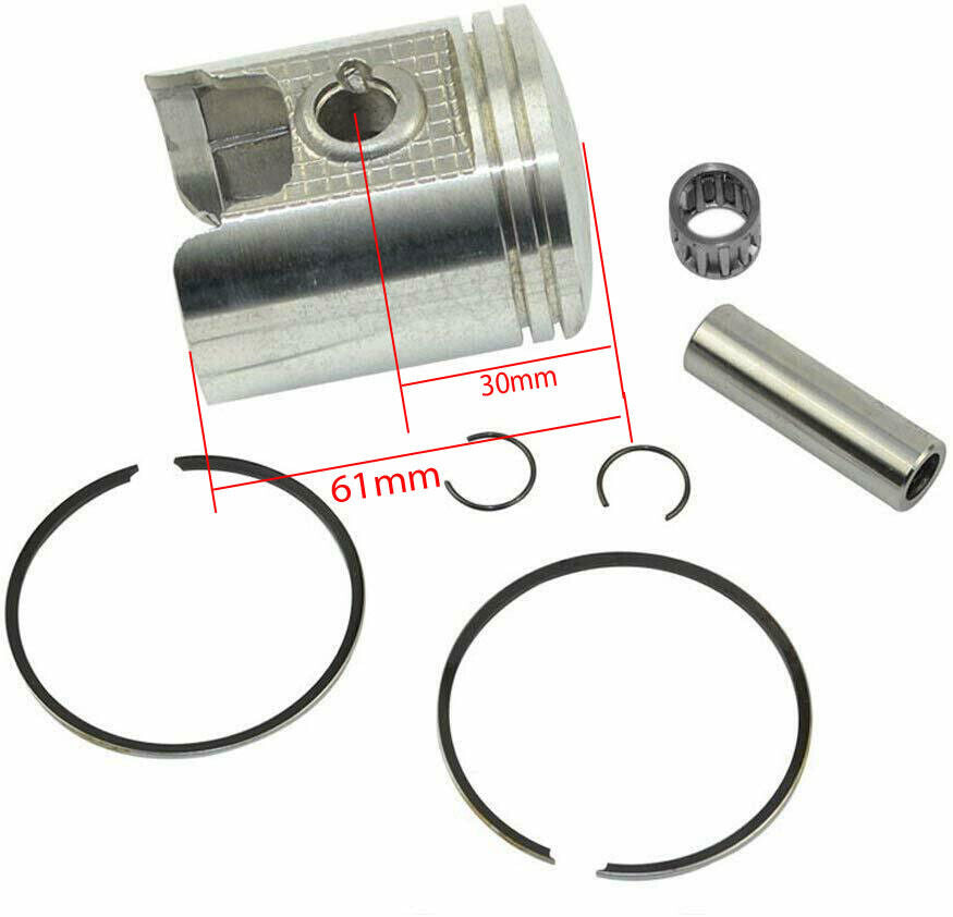 50mm 12MM PIN PISTON BEARING RINGS HEAD BASE GASKET FOR SUZUKI LT80 QUAD BIKE