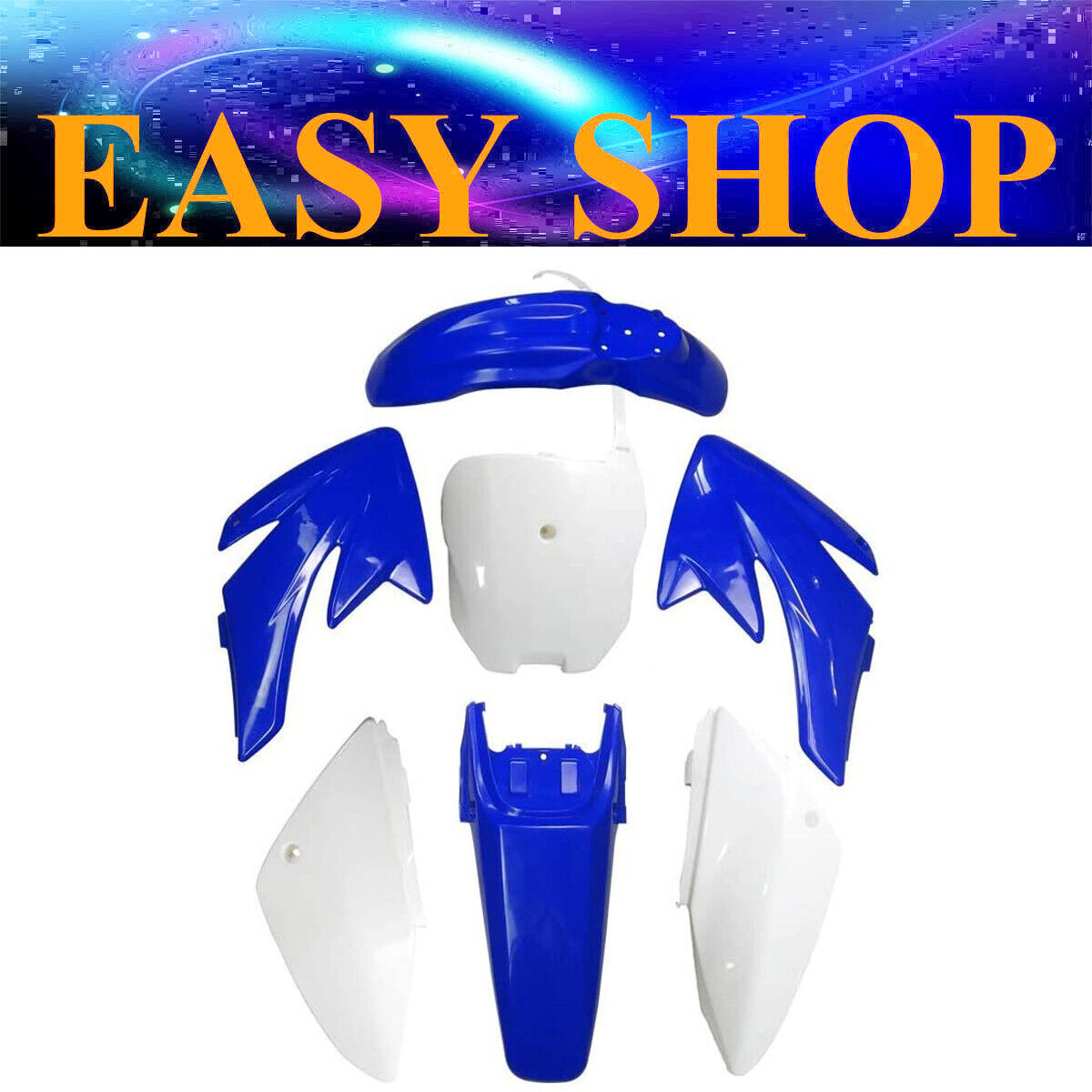 Blue Plastic Fairing Cover Fender Guards Honda CRF70 150cc 160cc PIT PRO BIKE