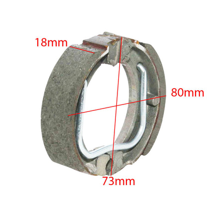 Front Rear Brake Pads Shoes GTMOTOR G50T Loncin PY50 LX50PY Jianshe PW50 YAMAHA