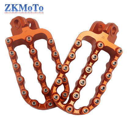 CNC Footrest Footpeg For KTM SX EXC EXCF 65 85 125 250 200 250 300 350 450 550