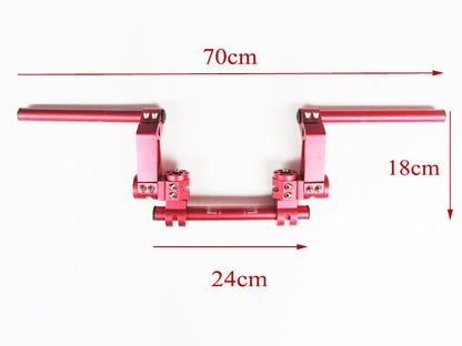 Red 22mm 7/8" Motorcycle Handlebar Adjustable Steering 125cc 150cc Dirt PIT Bike