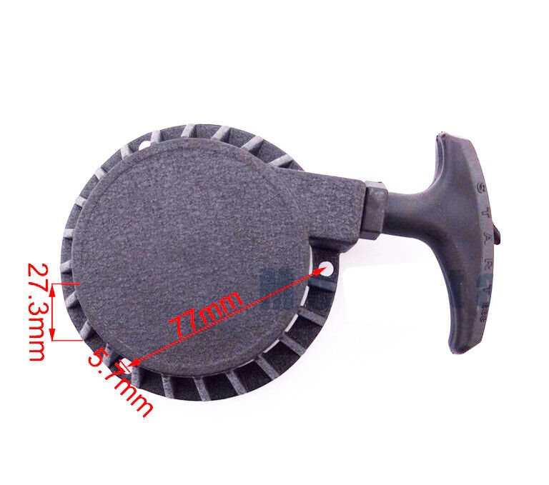 Black Easy Alloy Recoil Pull Start Starter 47cc 49cc Minimoto ATV QUAD DIRT Bike