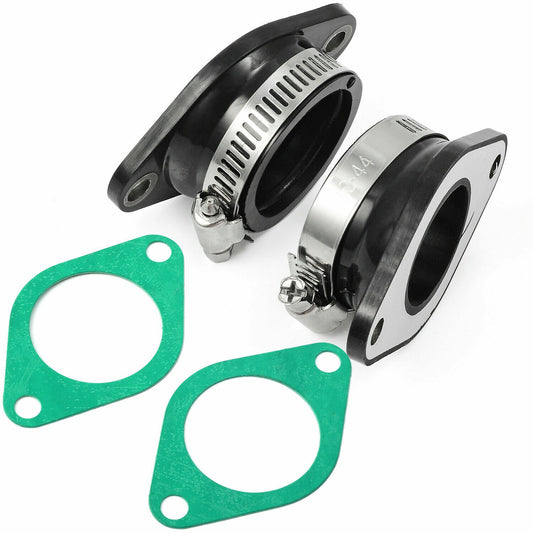 2x Carburetor Carby Intake manifold boot For Honda SL350A CL350A CL350K3 CL350K2