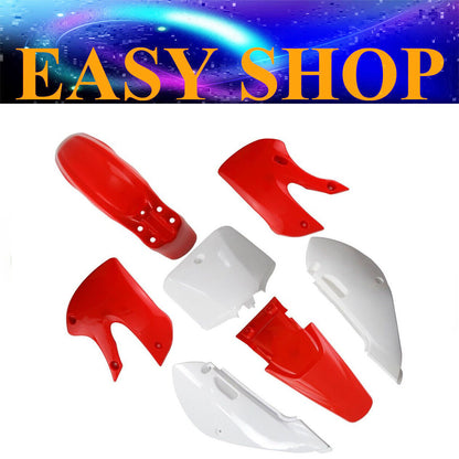 Red Plastic Fairing Fender Kawasaki KLX110 KX65 125cc 150cc Dirt PIt Pro Bike