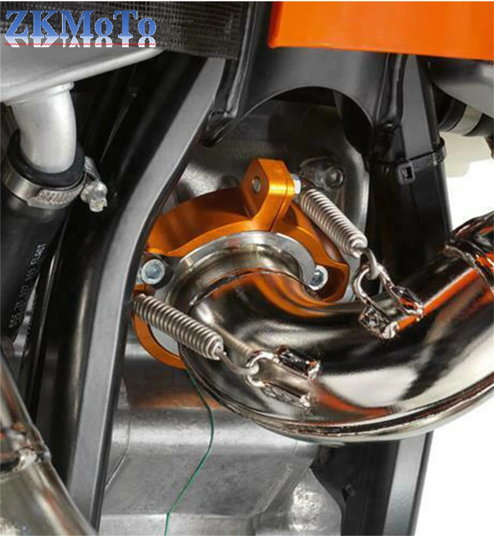 Exhaust Muffler Pipe Clamp Flanges For KTM 250 300 EXC XC XCW XC-W Six Days XC-W