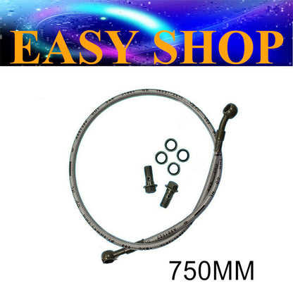 750mm Hydraulic Brake Line Hose Cable Motorbike Dirt ATV Quad Bike Buggy GoKart
