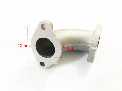 Mikuni VM22 26mm Carby Intake Manifold Pipe 125cc 140cc 150CC PIT ATV Dirt Bike
