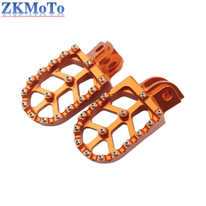 CNC Footrest Footpegs Pedals For KTM 690 950 990 1050 1090 1190 1290 EXC EXCF