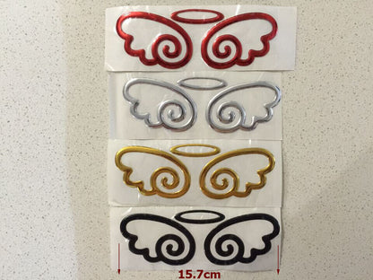 3D Angel Wings Sticker Decal Badge Emblem Car Toyota Mazda ATV Quad Motor Bike