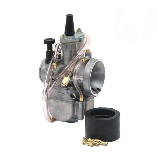 Performance Carburetor 21MM OKO PWK Flat Side Carb Carby 2 Stroke Bicycle Engine