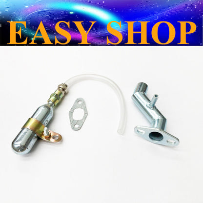Power Boost Bottle Inlet Intake Manifold Pipe Carby For 66cc 80cc Motorized Bike