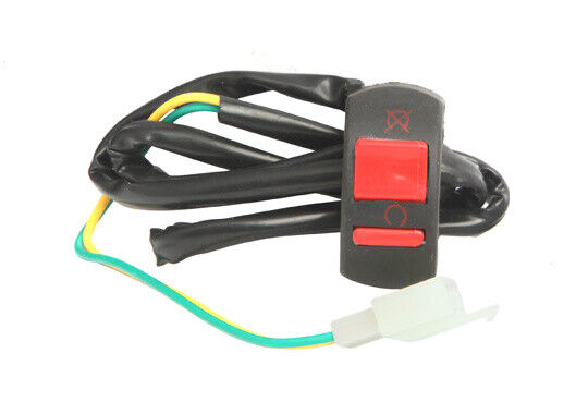 2 Pin Ignition Cutoff KILL STOP SWITCH 50cc 90cc 110cc 125cc BUGGY ATV QUAD BIKE