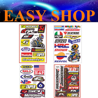 4 Pcs Sticker Decal Kit Repsol Honda Club Thailand Braking AGV Dainese HRC SHOWA