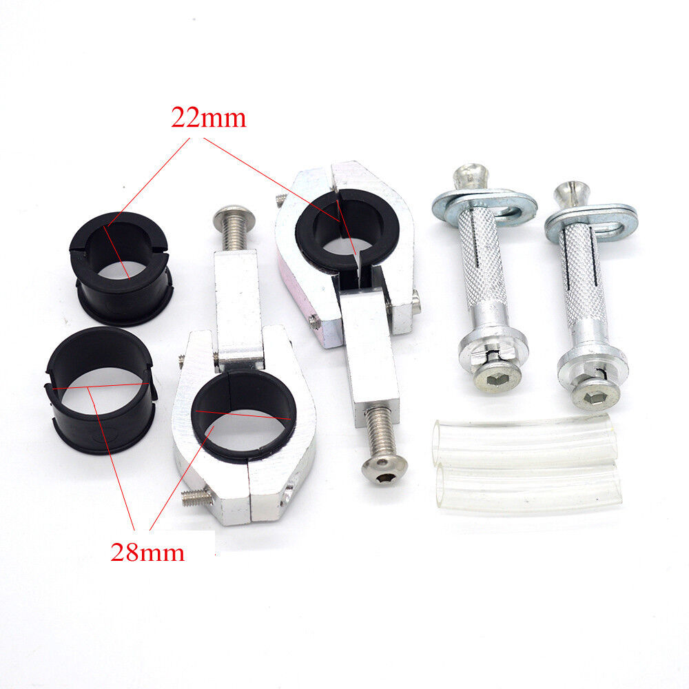 22mm 28mm White Brush Hand Guard Handle Bar BUSTERS DIRT PIT PRO BIKE Thumpstar
