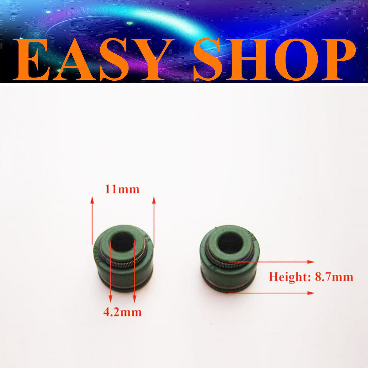 Intake Exhaust Valve Oil Seal For 250cc 150cc 125cc ATV Dirt Bike Quad Pit Pro
