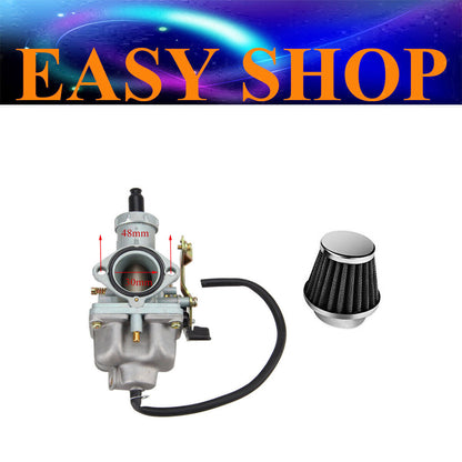 PZ30mm Carby Cable Choke + Air Filter 150cc 250cc 300cc ATV QUAD Bike Buggy Dirt