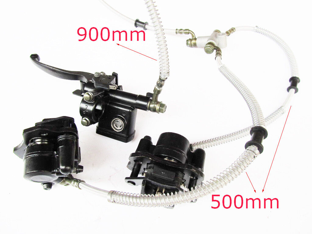 Hydraulic Twin Disc Brake Calipers System 150cc 250cc Quad Buggy Bike ATV Gokart