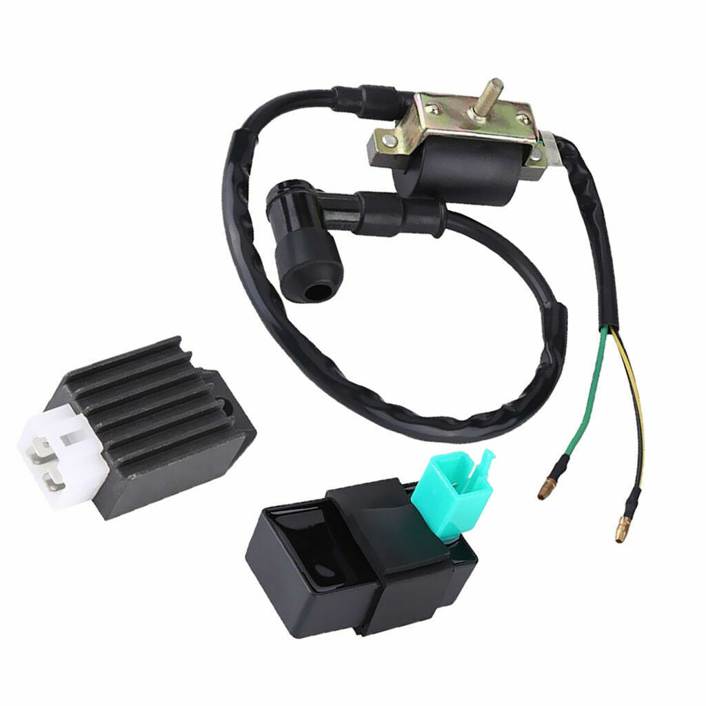 IGNITION COIL CDI REGULATOR Rectifier 50cc 90cc 110cc 125cc ATV QUAD BUGGY BIKE