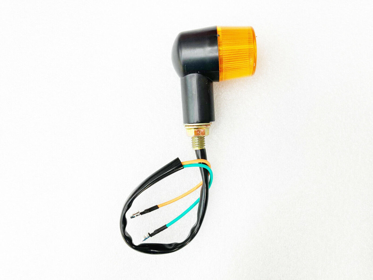 2X 12V Universal 2 Wire Motorcycle Turn Signal Indicators Amber Blinker Light