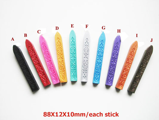 10pcs Wax Seal Sealing Stick Stamp Letters Wedding Invitation Gift DIY Envelope