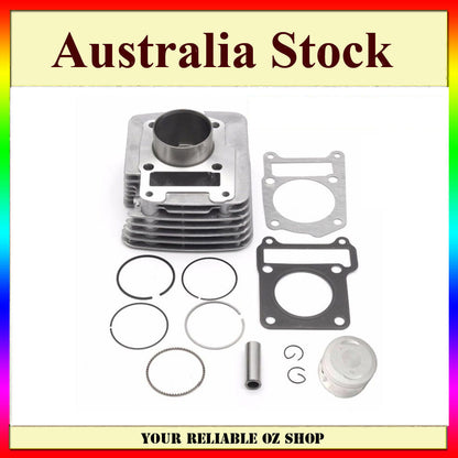 Barrell Cylinder Bore Piston Rings Top End Head Base Gasket For Yamaha TTR125E
