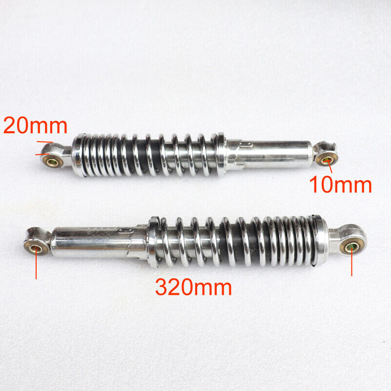320MM Adjustable Chrome SHOCK ABSORBER SUSPENSION SHOCKER Honda Z50 MONKEY BIKE