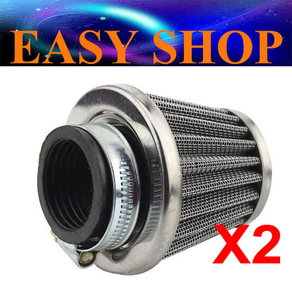 2x 37mm 38MM AIR FILTER 50cc 70cc 90cc 110cc 125cc 140cc 150cc DIRT PITPRO BIKE