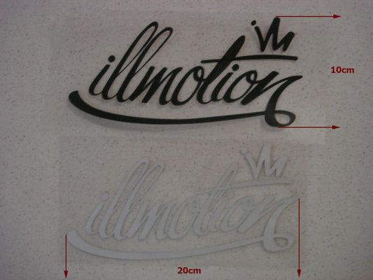 ILLMOTION JDM Vinyl Decal Sticker Illest Drift Car Ute Window Bumper Wall Bike