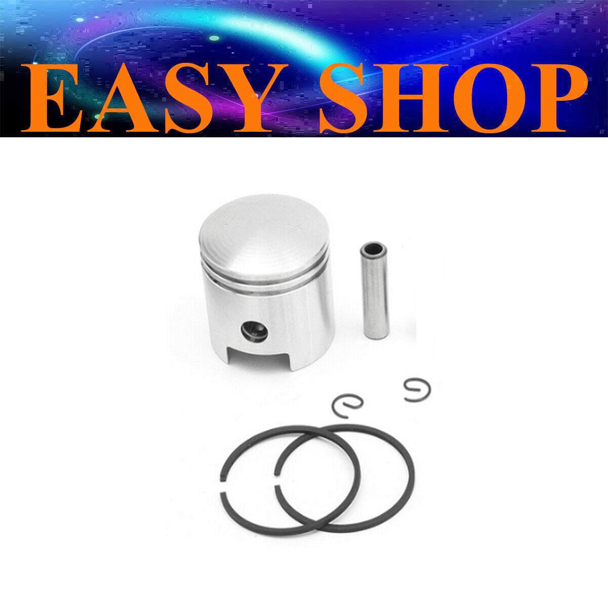 47mm 10mm Pin Piston Rings 80cc 2 Stroke Motorised Motorized Push Bicycle Bike